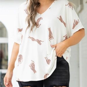 Cheetah/Leopard Blouse